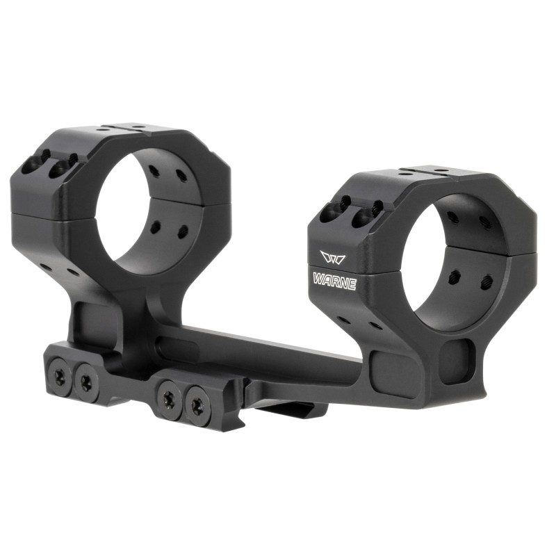 Warne 781820MOA Precision Cantilever Mount Scope MountRing Combo Black Anodized 30mm 20 MOA