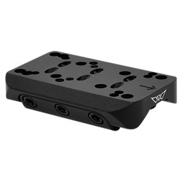 Warne 6108M 6108M Red Dot Shotgun Rib Reflex Mount  Black Anodized