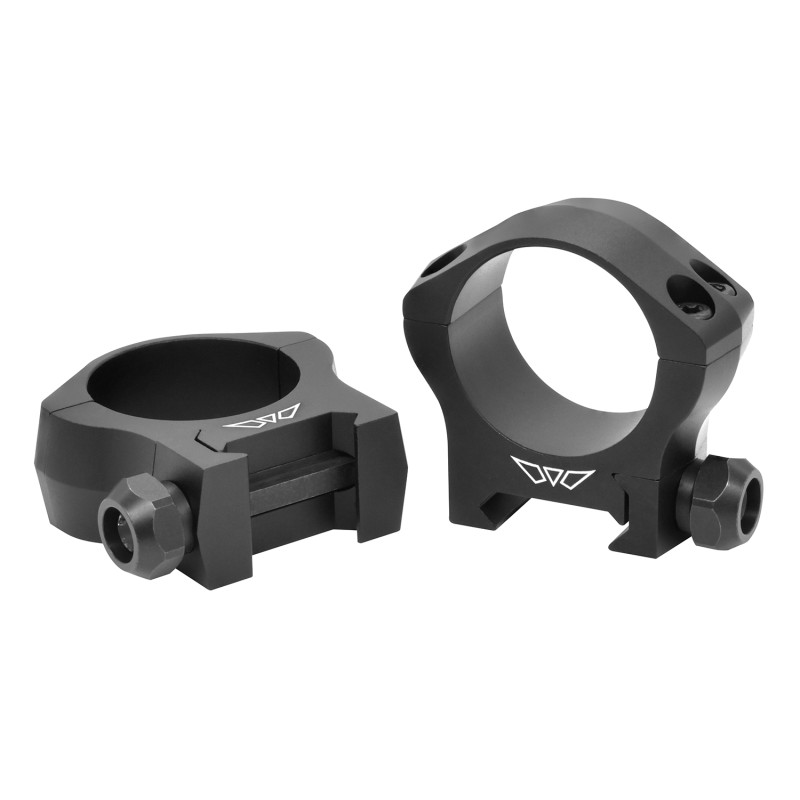 Warne 7213M Scope Rings Mountain Tech Matte Black 30mm Low 0 MOA