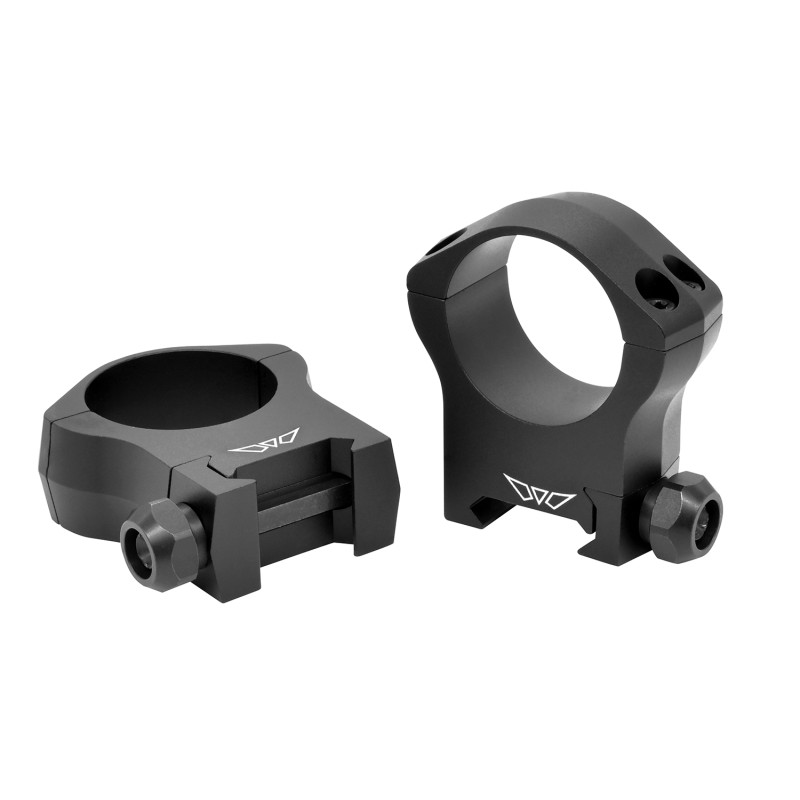 Warne 7215M Scope Rings Mountain Tech Matte Black 30mm High 0 MOA