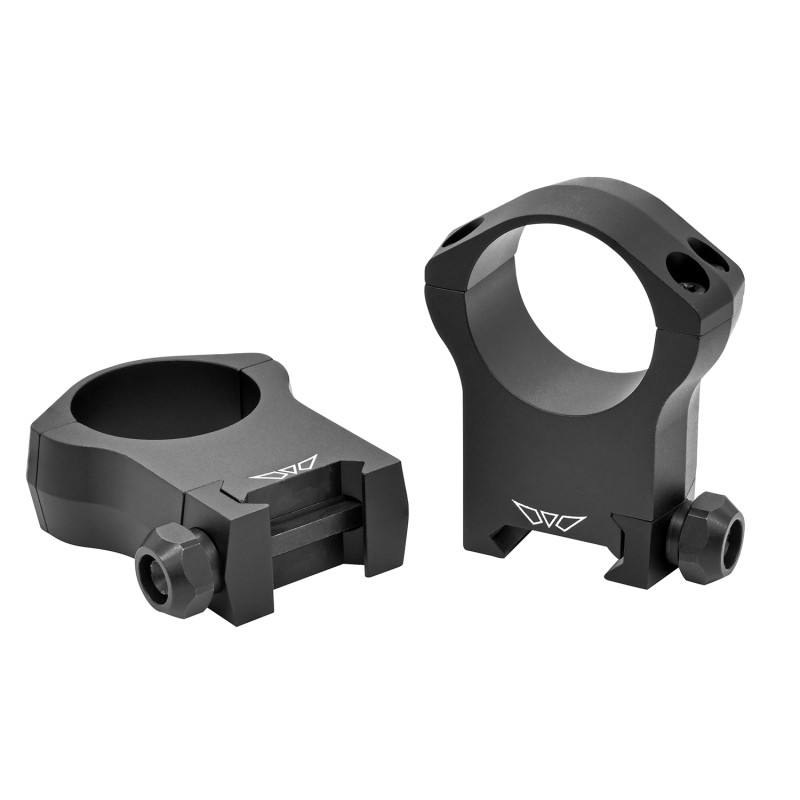 Warne 7217M Scope Rings Mountain Tech Matte Black 30mm Ultra High 0 MOA