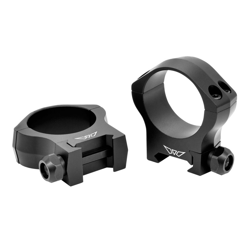 Warne 7221M Scope Rings Mountain Tech Matte Black 34mm Medium 0 MOA