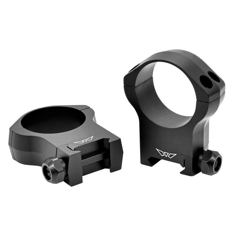 Warne 7244M Scope Rings Mountain Tech Matte Black 35mm Ultra High 0 MOA