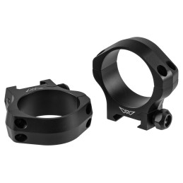 Warne 7250M Scope Rings Mountain Tech Matte Black 40mm Low 0 MOA