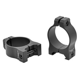 Warne V413M Scope Rings Vapor Matte Black 30mm Low 0 MOA