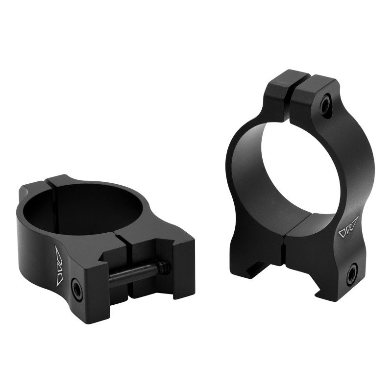 Warne V414M Scope Rings Vapor Matte Black 30mm Medium