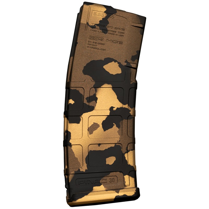 Weapon Works 228044 PMAG GEN M2 MOE 30rd Fits ARM4 Gold Granite Polymer