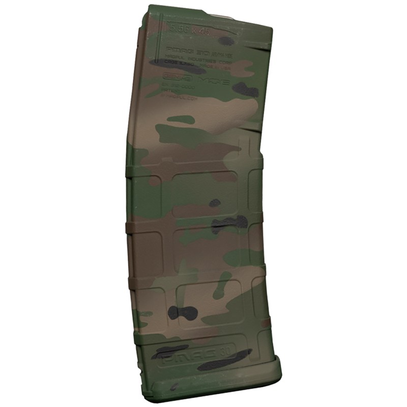 Weapon Works 228055 PMAG GEN M2 MOE 30rd Fits ARM4 MultiCam Woodland Polymer