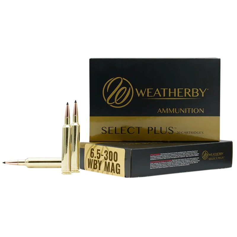 Weatherby R653156EH Select Plus  6.5300 Wthby Mag 156 gr Berger Extreme Outer Limits Elite 20 Per Box 10 Case