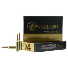 Weatherby R65PRC156EH Select Plus  6.5 PRC 156 gr Berger Elite Hunter 20 Per Box 10 Case