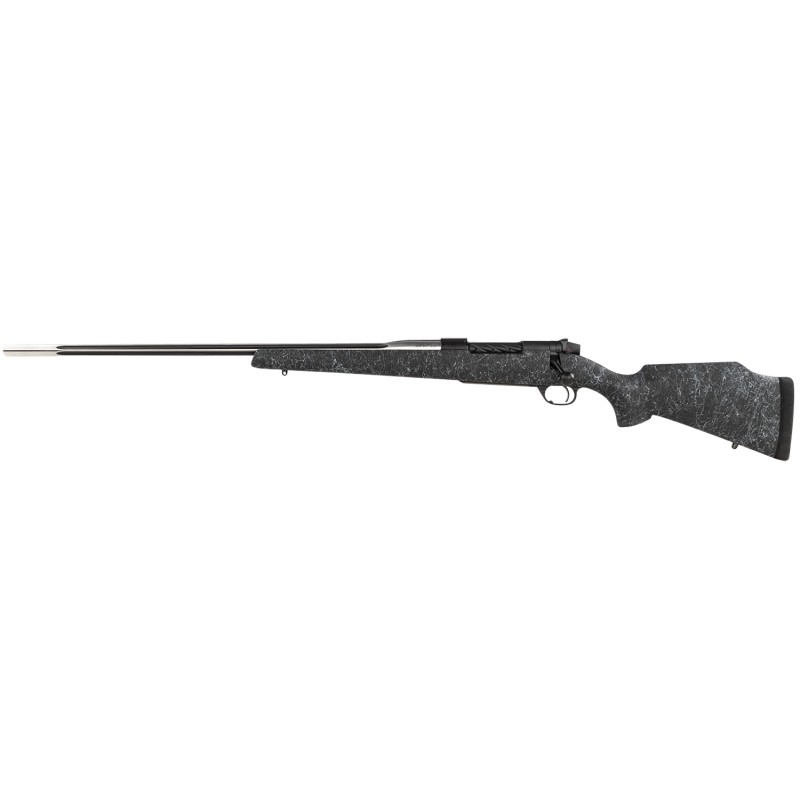 Weatherby MAM01N300WL8B Mark V Accumark 300 Wthby Mag 31 26 Barrel Graphite Black Cerakote Metal Finish Gray Webbed Black Fixed 