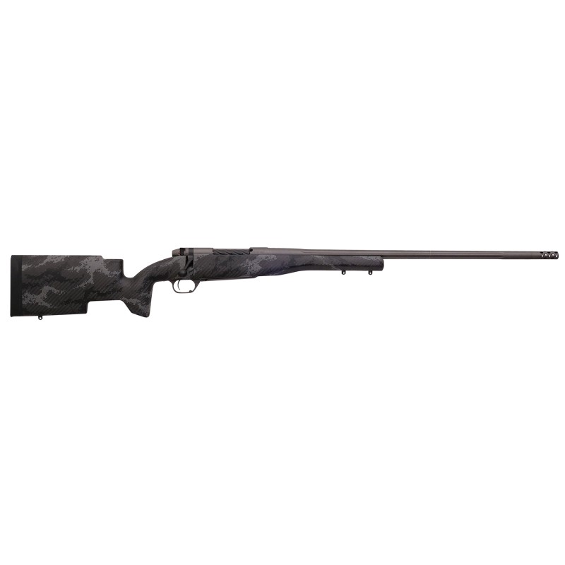 Weatherby MAP01N65RWR6B Mark V Accumark Pro 6.5 Wthby RPM 41 24 Barrel Tungsten Gray Cerakote Finish Black with Gray Sponge Patt