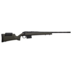 Weatherby 3WRXP243NR4B 307 Range XP 243 Win 51 22 Fluted Black BarrelRec OD Green Synthetic Stock with Adj. Cheek Rest Accubrake