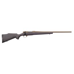 Weatherby VWB222RR4T Vanguard Weatherguard 22250 Rem 51 24 Threaded Burnt Bronze BarrelRec Black with Bronze Webbing Monte Carlo