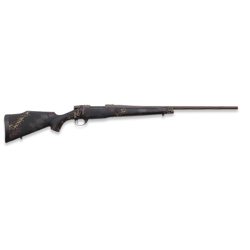 Weatherby VTA7M8RR4T Vanguard Talus 7mm08 Rem 51 24 ThreadedSpiral Fluted Patriot Brown BarrelRec Black with Rust Brown Smoke  S