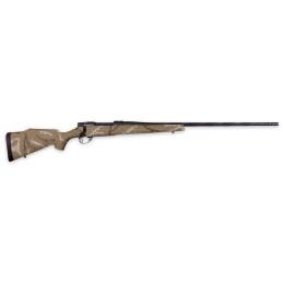 Weatherby VHH243NR4B Vanguard Outfitter Full Size 243 Win 51 24 Black Cerakote 2 FlutedThreaded Barrel  Drilled  Tapped Steel Re