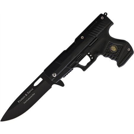 Gun Linerlock Police