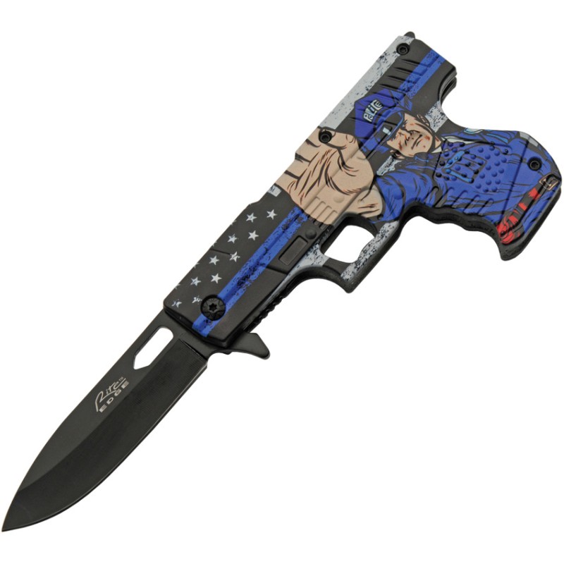 Gun Linerlock A/O Police