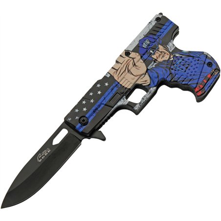 Gun Linerlock A/O Police