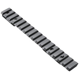 Weaver Mounts 99481 MultiSlot Base  Extended Black Anodized Aluminum Fits Winchester 70 Short Action