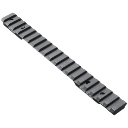 Weaver Mounts 99490 MultiSlot Base  Extended Black Anodized Aluminum Fits Savage 110111112114116 Long Action 20 MOA