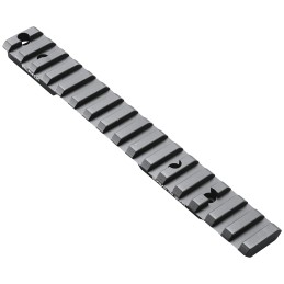 Weaver Mounts 99504 MultiSlot Base  Extended Black Anodized Aluminum Fits Remington 700 Short Action 20 MOA