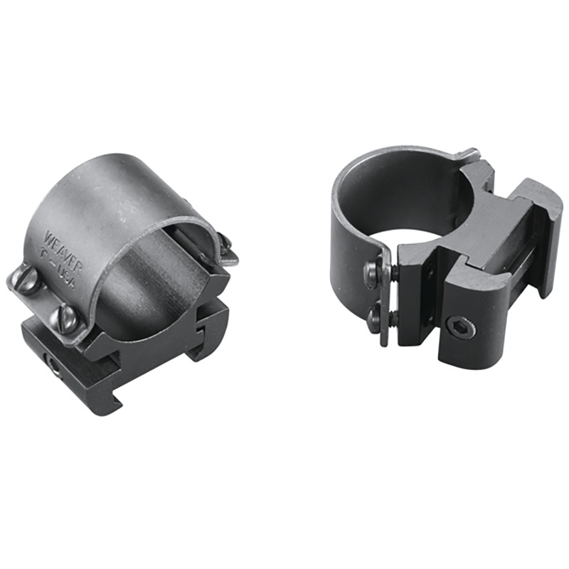 Weaver Mounts 49144 Sure Grip Windage Adjustable Rings  Matte Black 1 High