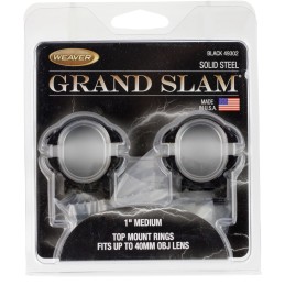 Weaver Mounts 49302 Grand Slam  Black 1 Medium