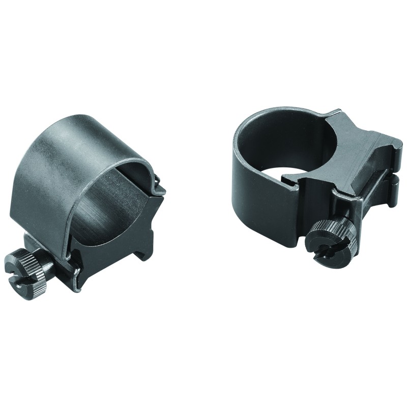 Weaver Mounts 49042 Detachable Top Mount Rings  Matte Black 1 High