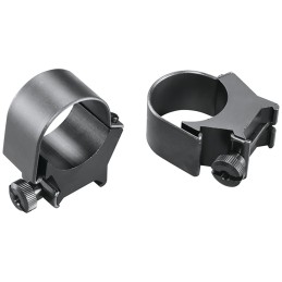 Weaver Mounts 49120 Detachable Top Mount Rings  Matte Black 30mm High