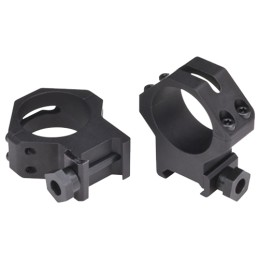 Weaver Mounts 48366 FourHole Skeleton Rings  Matte Black 30mm High