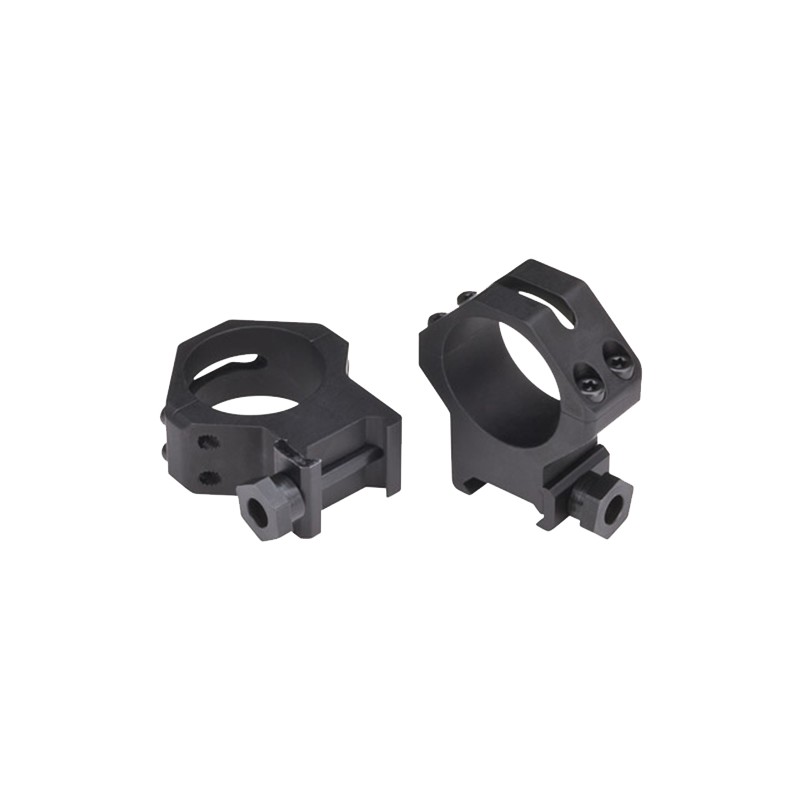 Weaver Mounts 48366 FourHole Skeleton Rings  Matte Black 30mm High