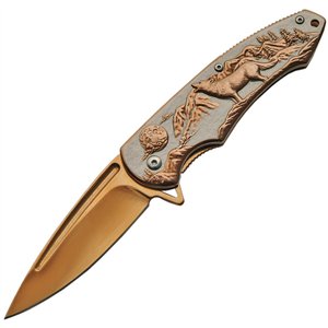 Wolf Framelock A/O Gold