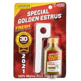 Wildlife Research 405 Special Golden Estrus  Deer Attractant Doe In Estrus Scent 1oz Bottle