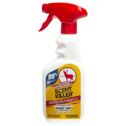 Wildlife Research 555 Scent Killer Super Charged Odor Eliminator Odorless Scent 24 oz Trigger Spray