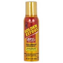 Wildlife Research 4043 Golden Estrus Scent Reflex Deer Attractant Doe In Estrus Scent 3 oz Aerosol