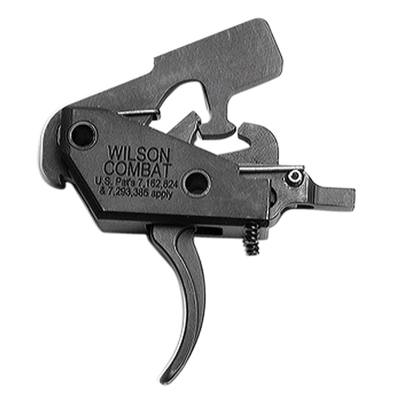 Wilson Combat TRTTUM2 Tactical Trigger Unit TwoStage TwoStage Curved Trigger with 44.50 lbs Draw Weight for AR15