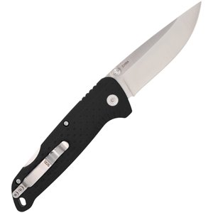 Adventurer Lockback Blk/Satin