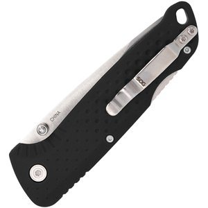 Adventurer Lockback Blk/Satin