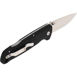 Adventurer Lockback Blk/Satin