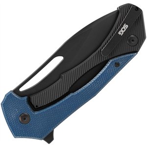 Bulwark Framelock Blue Micarta