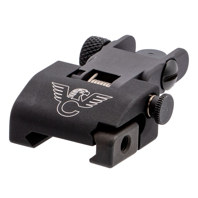 Wilson Combat TRQDSR Rear Sight  Black FlipUp for AR15