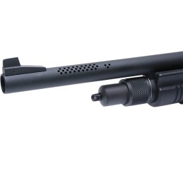 Wilson Combat  Extension Tube  1rd Black Parkerized with QD Sling Stud for Remington 87011001187 Includes Follower  Springs