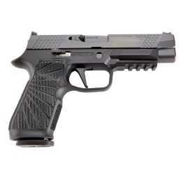 Wilson Combat SIGWCP320F9B P320  9mm Luger 171 4.70 Chrome Moly Barrel Black DLC Serrated Stainless Steel Slide Black Polymer Fr