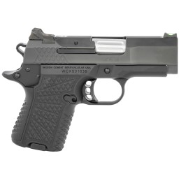 Wilson Combat SFX9SC3 SFX9 SubCompact 9mm Luger 101 151 3.25 Stainless Steel Barrel Black DLC Serrated Stainless Steel Slide Bla