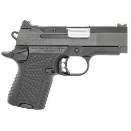 Wilson Combat SFX9SC3A SFX9 SubCompact 9mm Luger 101 151 3.25 Stainless Steel Barrel Black DLC Serrated Stainless Steel Slide Bl