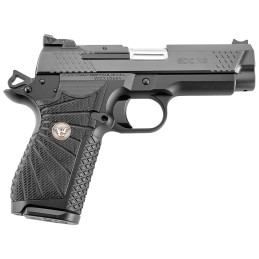 Wilson Combat EDCXCPR9A EDC X9 9mm Luger 151 4 Fluted Barrel Black DLC Serrated Stainless Steel Slide Black Aluminum Frame wBeav