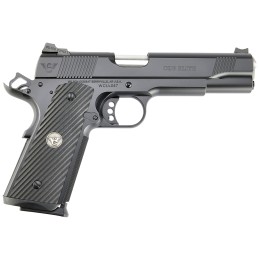 Wilson Combat CQBEFS45A CQB Elite 45 ACP 81 5 Stainless Match Grade Barrel Black Serrated Carbon Steel Slide Black Carbon Steel 