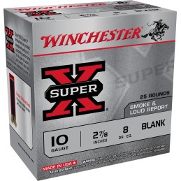 Winchester Ammo XBP10W Super X Blank 10 Gauge 2.87 25 Per Bx 10 Case