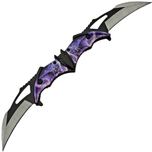 Bat Double Linerlock Purple